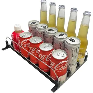 Yositochuan Kühlschrank Dosen Getränke 25 * 38 cm Flaschenhalter für optimalen Getränkeservice in Geschäften