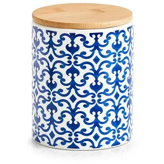 Zeller Vorratsdose Marokko blau/weiß Ø 9,5 x 12,2 cm 0,6 l