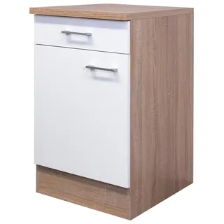 Flex-Well Unterschrank Samoa 50 x 85 x 60 cm Weiß