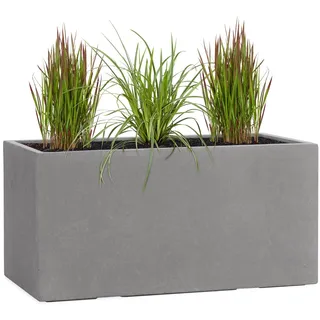 Pflanzwerk Pflanzwerk® Pflanzkübel Tub 30 cm x 60 cm x 30 cm Grau