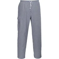 Portwest, Arbeitshose, Unisex Adult Chester Checked Chef Trousers (XXL)