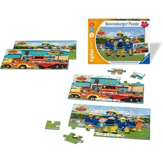 Ravensburger tiptoi Puzzle für kleine Entdecker: Feuerwehrmann Sam