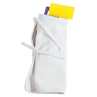 Colorations Bastelschürze weiß Baumwolle Set mit 12 kreativen Schürzen - Weiß