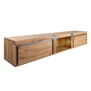MASSIVMOEBEL24.DE TV-Board Wildeiche / Zerreiche 260x48x50 natur geölt NEW AMSTERDAM #04