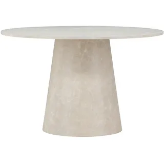 Livetastic Esstisch , Beige , Holz , Pappel , rund , zylindrisch , 75 cm , Esszimmer, Esstische, Esstische rund