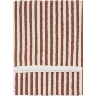 Yard Hebden Handtuch – Ultra Weich 100% Baumwolle Frottee Gestreift Luxus Badezimmer Handtuch (Pekannuss – 50x100cm)