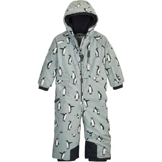 KILLTEC first instinct by killtec Kinder Skioverall/Schneeanzug mit Kapuze FISW 26 MNS ONPC, stahlmint, 98, 42104-000