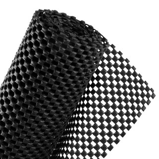 FACIACC Antirutschmatte, 80x150cm für Teppich, PVC Teppichunterlage Schneiden Antirutsch für Schublade Auto Küche Tablett (Schwarz)