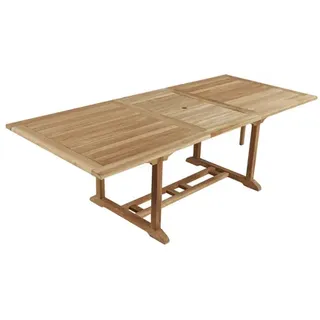 Garden Pleasure Gartentisch 100 x 180 x 75 cm Natur