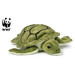 WWF - Plüschtier - Meeresschildkröte (23cm) lebensecht Kuscheltier Stofftier Schildkröte Turtle - Grün