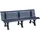 Borkum 200 x 64 x 80 cm Blau