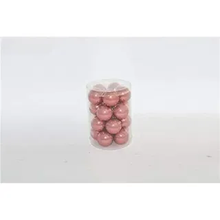 DUE ESSE Zwei Eisen, Antik-Pink Perlatte, 4 cm, 20 Stück