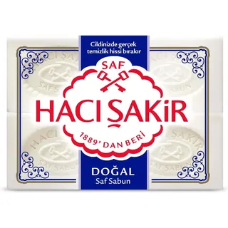Haci Sakir Seife 4er Pack 4 x 150 g ( 600 g ) Saf Sabun