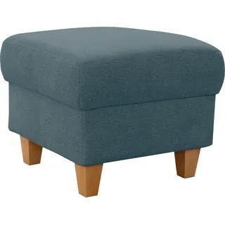 Home Affaire Polsterhocker Palmera 58 x 48 x 58 cm Blaugrau