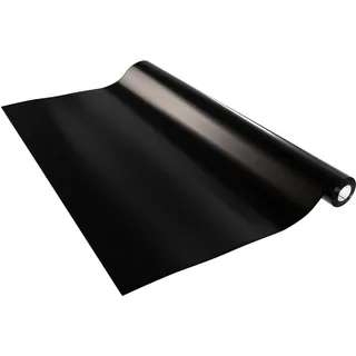 Vénilia Klebefolie Deco Standard - Schwarz matt - 45 cm x 2 m - selbstklebende Möbelfolie, Dekofolie, Küchenfolie, Tapete