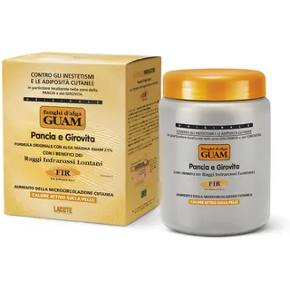 Guam, Guam FIR Bauch und Taille Meeresalgenschlamm, für die Mikrozirkulation der Haut, mit den Vorteilen von Ferninfrarotstrahlen, Aktivwärme auf der Haut, Made in Italy, 1 kg Packung