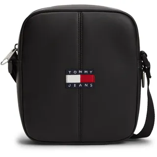 Tommy Hilfiger TJM ESS DAILY PU REPORTER Umhängetasche Kunstleder Black