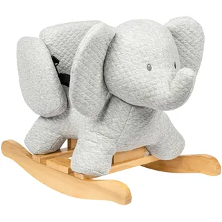 Nattou Schaukeltier Elefant Tembo, Baumwolle, 60 x 30 x 45 cm, Grau