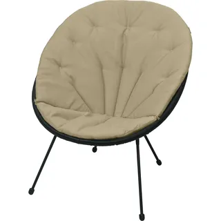 AMPO Sitzkissen Polsterkissen Freizeitkissen Gartenkissen für den Sessel - Beige