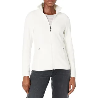Amazon Essentials Damen Polar-Soft-Fleece-Jacke mit durchgehendem Reißverschluss (erhältlich in Übergröße), Elfenbein, L