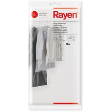 Rayen 6047 Kleiderhüllen, 3 Stück, 65 x 150 cm
