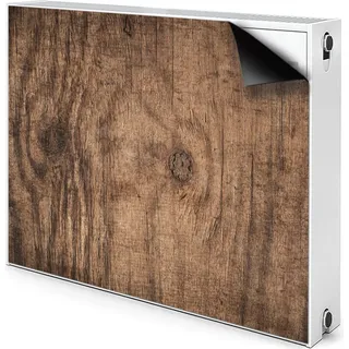 Magnet Heizkörper-Abdeckung Verkleidung Abdeckung Heizkörperabdeckung 90x60 cm  - Altes Holz - Braun