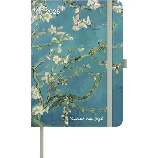 teNeues - ArtDiary Vincent van Gogh 2026 – Buchkalender 16x22 cm | ArtDiary Wochenkalender mit Meisterwerken für Van-Gogh-Fans & Kunstliebhaber: ArtDiary