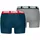 Everyday Basic Boxershorts blau M 2er Pack