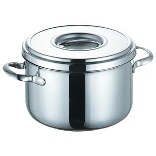 Schulte-Ufer 6311-20 i Fleischtopf Romana i, 20 cm, 3,50 l, Edelstahl, Silber