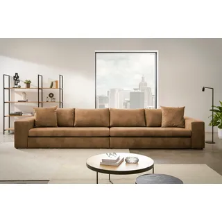 Home Affaire »SLEETLAND XXL in Samtvelours oder Vintage-Leder-Optik« besonders groß und bequem,