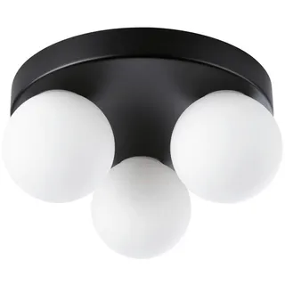 Paulmann Gove 3x G9 schwarz, Glas/Metall