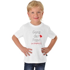 Trigema T-Shirt »TRIGEMA T-Shirt Papas Liebling«, (1 tlg.), weiß