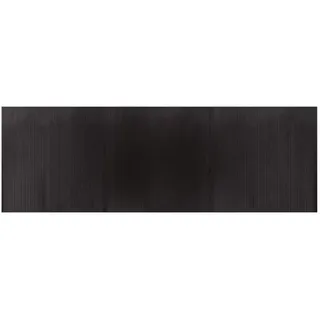 vidaXL Teppich Rechteckig Dunkelbraun 100x300 cm Bambus