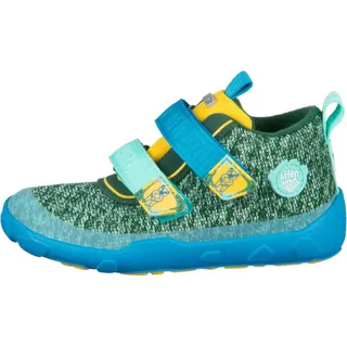 Affenzahn Übergangsschuh Knit Happy Kreativ Bär Größe 30 - Grün, Blau, Gelb