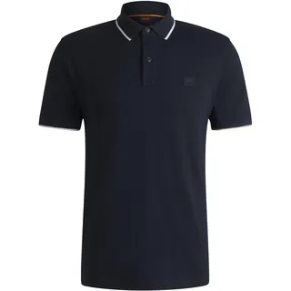 Boss Passertip 10256683 Kurzarm-poloshirt Dark Blue L