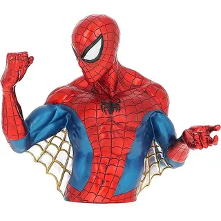 Monogram Spardose Büste Spider-man Metallversion 20 Cm - Multicolor