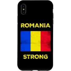 Hülle für iPhone XS Max Rumänien Stark, Flagge Rumäniens, Land Rumänien, Rumänien