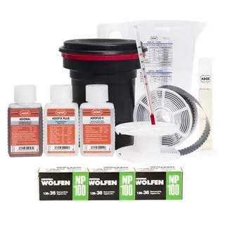 FOTOIMPEX Analog Starter Kit + Wolfen SW-Film Original NP100 135/36 3er Pack