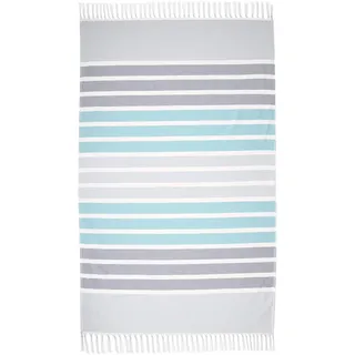 Hamamtuch EGERIA "Mai", blau, B:100cm L:178cm, Hamam Frottier, Baumwolle, Handtücher, Hamamtuch, 100x178 cm