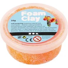 Foam Clay Neon Oranje, 35gr.