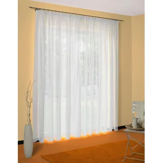 Wirth Gardine »Gerty« Faltenband 1 Stk. tlg. Store, weiß