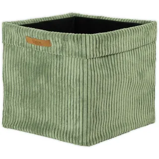 lycce Aufbewahrungsbox Faltbare Aufbewahrungsbox Cord 33 x 31 x 33 cm 1-tlg. Grün