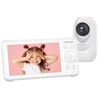 Momcozy Video-Babyphone 5 Zoll, Weiß