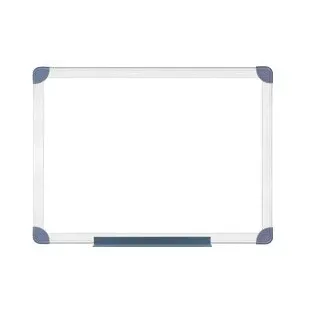 First4magnets WB600450-1 kleines trocken abwischbares magnetisches Whiteboard-Haus & Büro (600 x 450mm) (1 St-Packung), Silber