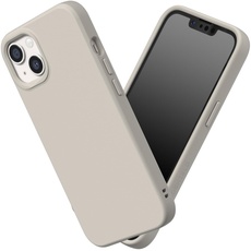 RhinoShield Case kompatibel mit [iPhone 13/14] | SolidSuit - Stoßdämpfende & schlanke Schutzhülle mit Premium Finish - 3.5 Meter Fallschutz - Sandbeige