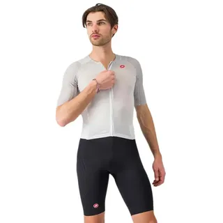 Castelli Free San Remo 3 M/c Kurzärmliger Rennanzug - White / Black - XL