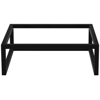 hom'in Hom`in Fußgestell 45x15x40 cm Schwarz Metall
