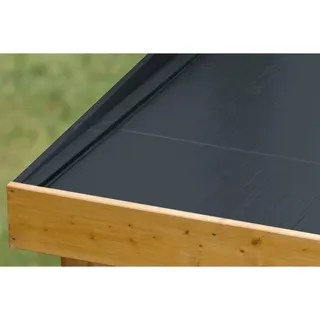 Karibu Dachfolie Selbstklebend 5 m2 Anthrazit
