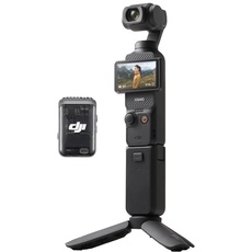 DJI Osmo Pocket 3 Kreativ Combo, Vlogging-Kamera mit 1-Zoll-CMOS und 4K/120 fps Video, 3-Achsen-Stabilisierung, schnelles Scharfstellen, inkl. Mikrofon für klaren Ton, kleine Kamera für Fotografie