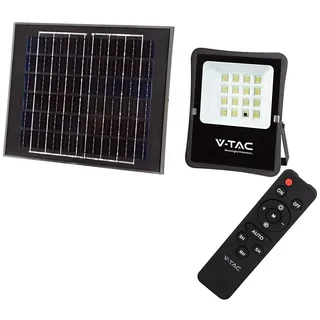 V-Tac LED Außen-Solarstrahler LED/16W/3,2V 6400K IP65 - Schwarz